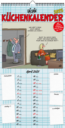 Uli Stein Küchen Kalender 2025