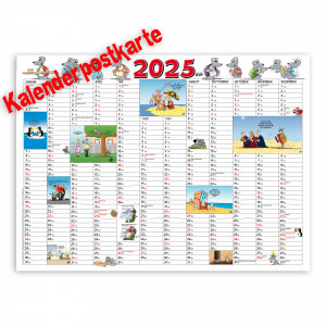 Uli Stein Kalenderpostkarte 2025 (21x15cm)